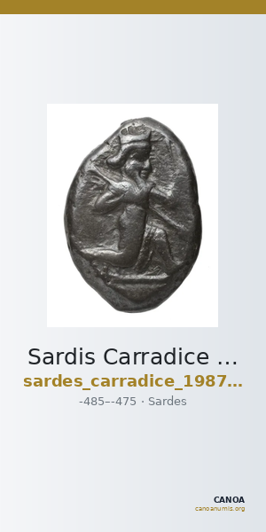 Sardis Carradice 1987 Type IIIb early siglos — CANOA