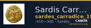 Sardis Carradice 1987 Type IIIb late daric — CANOA