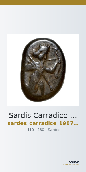 Sardis Carradice 1987 Type IIIb late siglos — CANOA