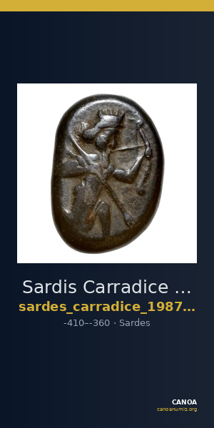 Sardis Carradice 1987 Type IIIb late siglos — CANOA