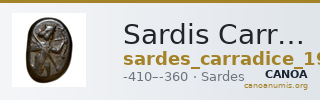 Sardis Carradice 1987 Type IIIb late siglos — CANOA