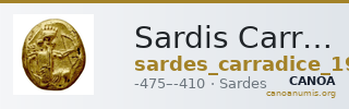 Sardis Carradice 1987 Type IV early daric — CANOA