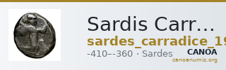 Sardis Carradice 1987 Type IV late siglos — CANOA