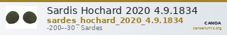 Sardis Hochard 2020 4.9.1834 — CANOA