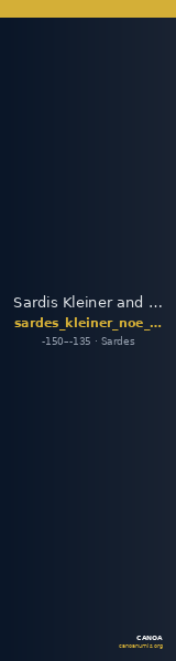 Sardis Kleiner and Noe 1977 13 — CANOA