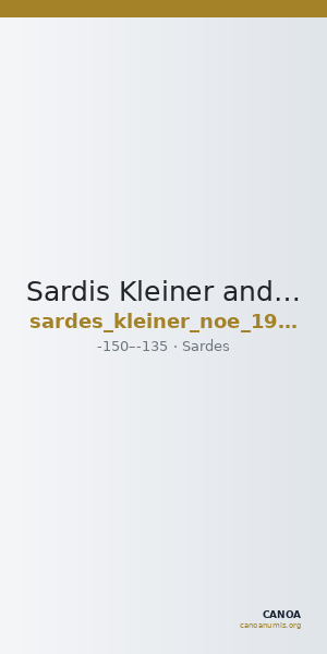 Sardis Kleiner and Noe 1977 13 — CANOA