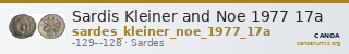 Sardis Kleiner and Noe 1977 17a — CANOA