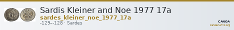 Sardis Kleiner and Noe 1977 17a — CANOA