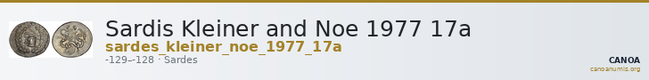 Sardis Kleiner and Noe 1977 17a — CANOA