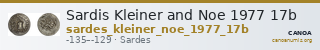 Sardis Kleiner and Noe 1977 17b — CANOA