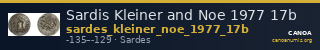 Sardis Kleiner and Noe 1977 17b — CANOA