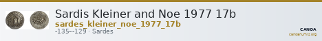Sardis Kleiner and Noe 1977 17b — CANOA