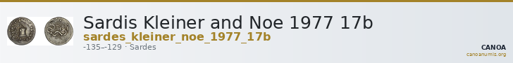 Sardis Kleiner and Noe 1977 17b — CANOA