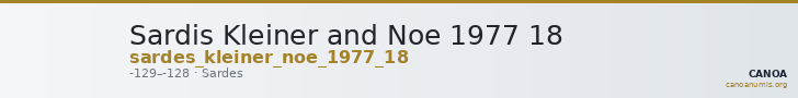 Sardis Kleiner and Noe 1977 18 — CANOA