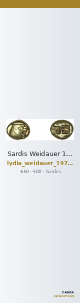 Sardis Weidauer 1975 XVI — CANOA