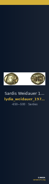 Sardis Weidauer 1975 XVI — CANOA