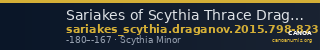 Sariakes of Scythia Thrace Draganov 2015 798-823 — CANOA