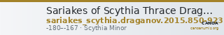 Sariakes of Scythia Thrace Draganov 2015 850-923 — CANOA