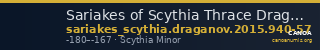 Sariakes of Scythia Thrace Draganov 2015 940-57 — CANOA
