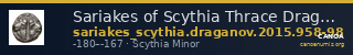 Sariakes of Scythia Thrace Draganov 2015 958-98 — CANOA