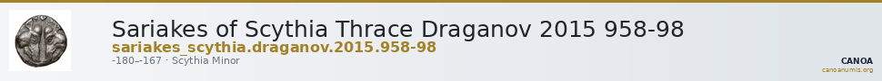Sariakes of Scythia Thrace Draganov 2015 958-98 — CANOA