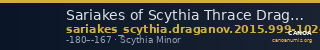 Sariakes of Scythia Thrace Draganov 2015 999-1024 — CANOA