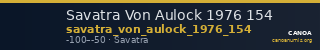 Savatra Von Aulock 1976 154 — CANOA