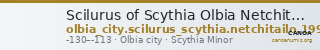 Scilurus of Scythia Olbia Netchitailo 1996 557-60 — CANOA