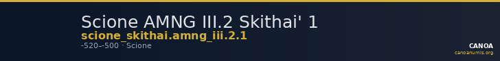 Scione AMNG III.2 Skithai' 1 — CANOA