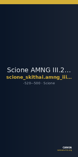 Scione AMNG III.2 Skithai' 2-3 — CANOA