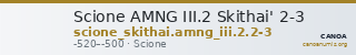 Scione AMNG III.2 Skithai' 2-3 — CANOA