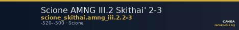 Scione AMNG III.2 Skithai' 2-3 — CANOA