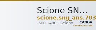 Scione SNG ANS Macedonia 703-5 — CANOA