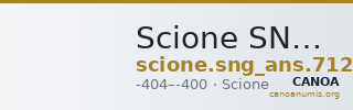 Scione SNG ANS Macedonia 712-3 — CANOA