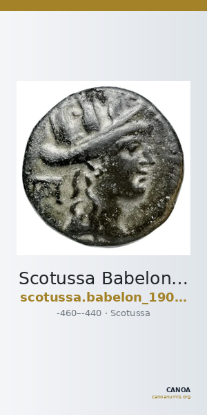 Scotussa Babelon 1907 1439 — CANOA