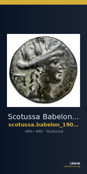 Scotussa Babelon 1907 1439 — CANOA