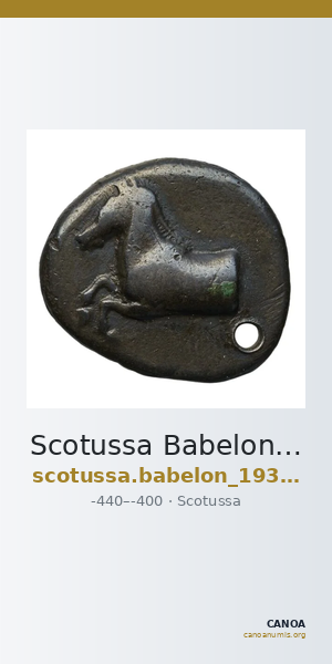 Scotussa Babelon 1932 626 — CANOA