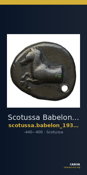Scotussa Babelon 1932 626 — CANOA