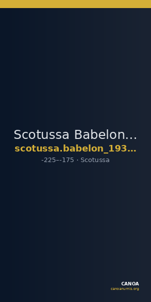 Scotussa Babelon 1932 628 — CANOA
