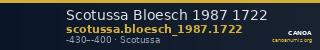 Scotussa Bloesch 1987 1722 — CANOA