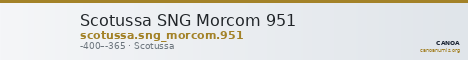 Scotussa SNG Morcom 951 — CANOA