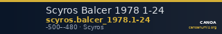 Scyros Balcer 1978 1-24 — CANOA