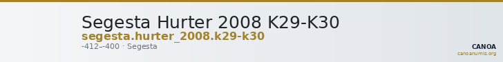 Segesta Hurter 2008 K29-K30 — CANOA