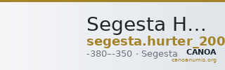 Segesta Hurter 2008 T13 — CANOA