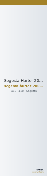 Segesta Hurter 2008 T2-T4 — CANOA