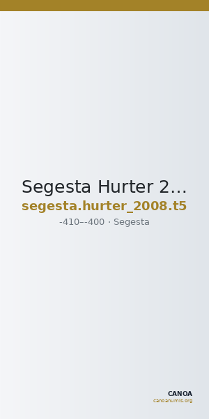 Segesta Hurter 2008 T5 — CANOA