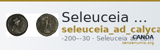 Seleuceia ad Calycadnum SNG Levante 680-9 — CANOA