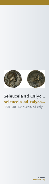Seleuceia ad Calycadnum SNG Levante 690-8 — CANOA