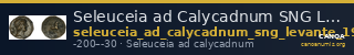 Seleuceia ad Calycadnum SNG Levante 690-8 — CANOA