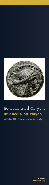 Seleuceia ad Calycadnum SNG Levante 699-700 — CANOA